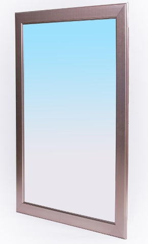 35.5"x48" Mirror, Brushed Nickel