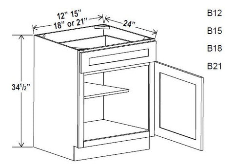 B18 PVC White Shaker